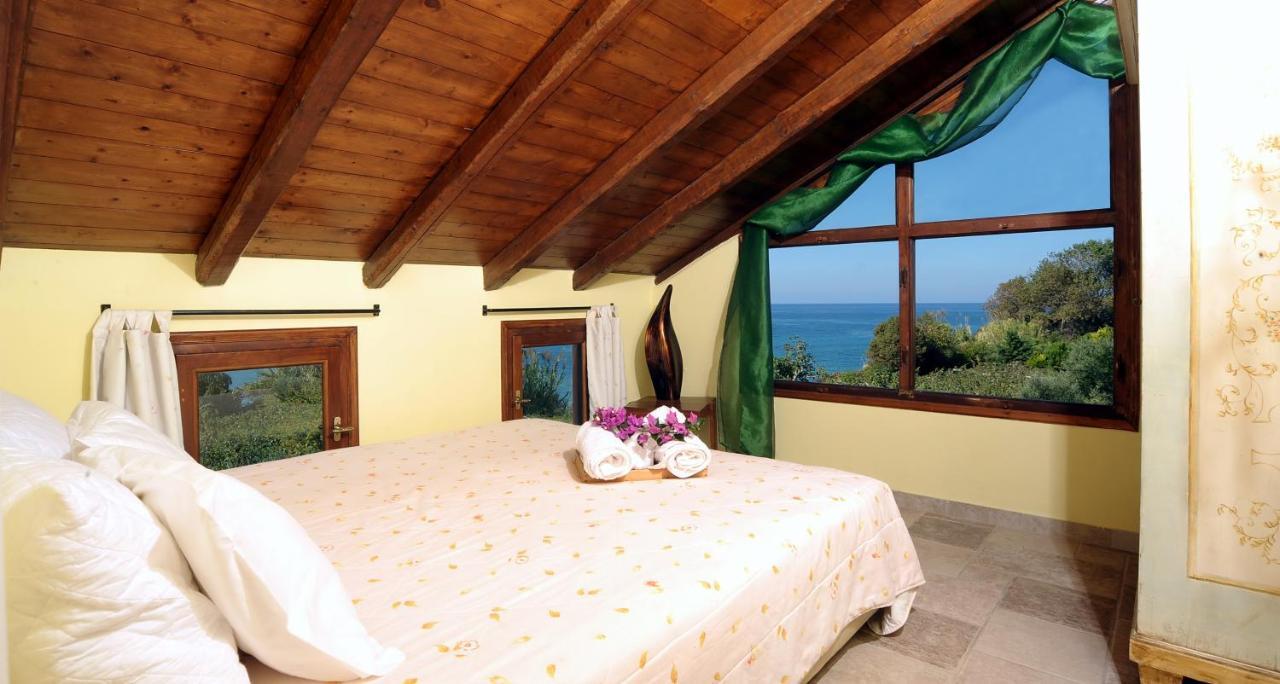 Beachfront Villa Meliti Ágios Matthaíos Buitenkant foto